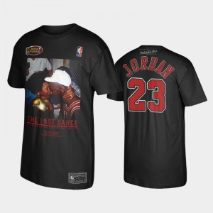 Michael Jordan Chicago Bulls #23 Men's The Last Dance Bulls Finals Champs photo with Best Mom T-Shirt - Black