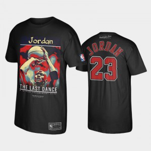 Michael Jordan Chicago Bulls #23 Men's The Last Dance Bulls MJ's Final Shot T-Shirt - Black