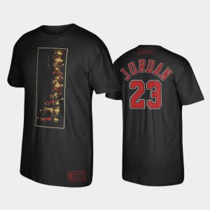 Michael Jordan Chicago Bulls #23 Men's The Last Dance Bulls 4 T-Shirt - Black