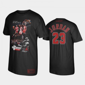 Michael Jordan Chicago Bulls #23 Men's The Last Dance Bulls 5 T-Shirt - Black
