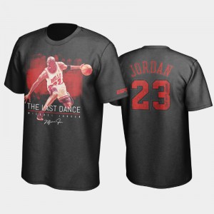 Michael Jordan Chicago Bulls #23 Men's The Last Dance Bulls Masterpiece T-Shirt - Black