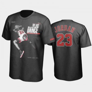 Michael Jordan Chicago Bulls #23 Men's The Last Dance Bulls Of NBA Finals T-Shirt - Black