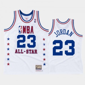 Michael Jordan Chicago Bulls #23 Men's 1988 NBA All-Star Bulls Eastern Conference Jersey - White