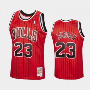 Michael Jordan Chicago Bulls #23 Men's Reload Hardwood Classics Jersey - Red